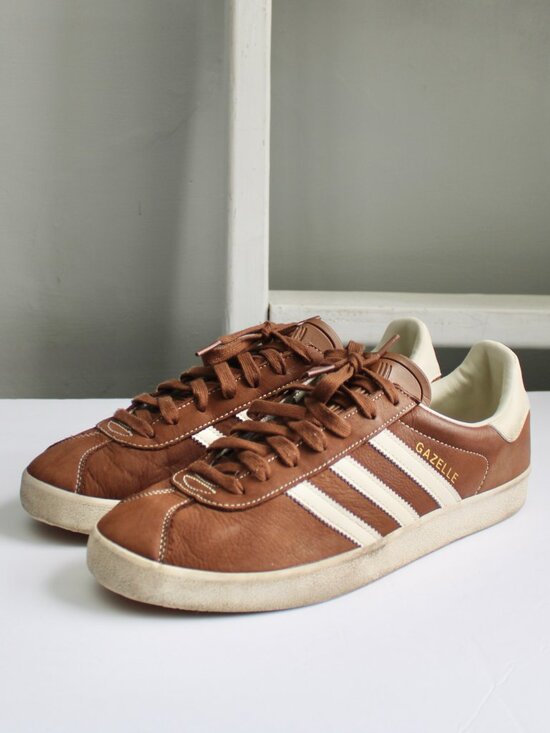 adidas Other - Adidas GAZELLE 85 Brown Cream Sneakers IG5005 Men's Size 12